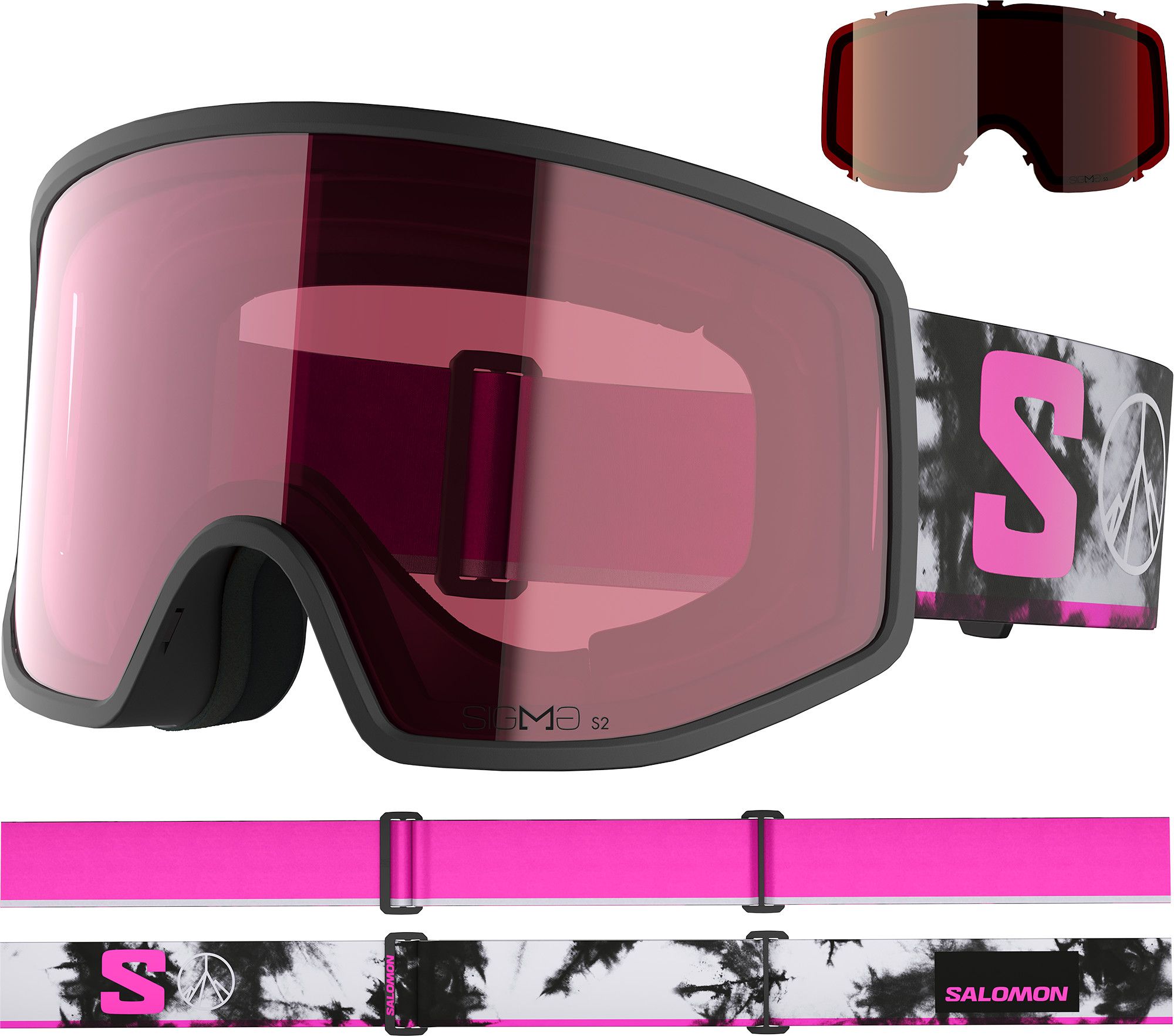 SALOMON SENTRY PRO ゴーグル ブラック SALOMON スキーゴーグル サロモン メンズ レディース ＜2025
